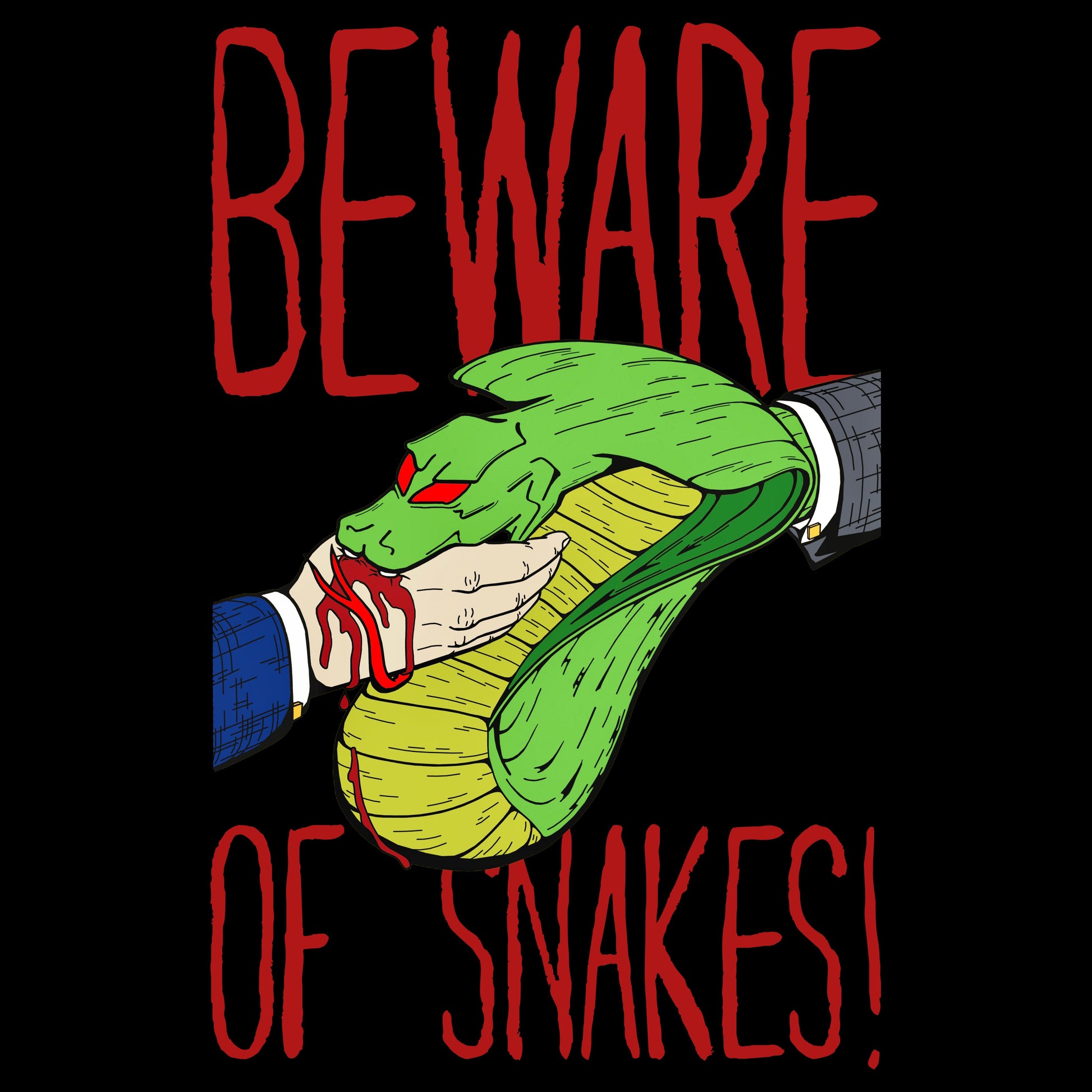 beware of snakes [hoodie] – ovrsze